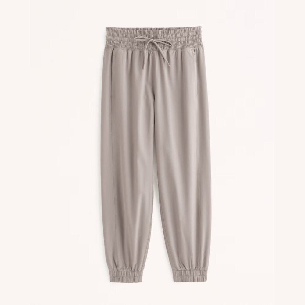 Abercrombie & Fitch | YPB motionTEK High Rise Athletic Jogger Pants in Oat